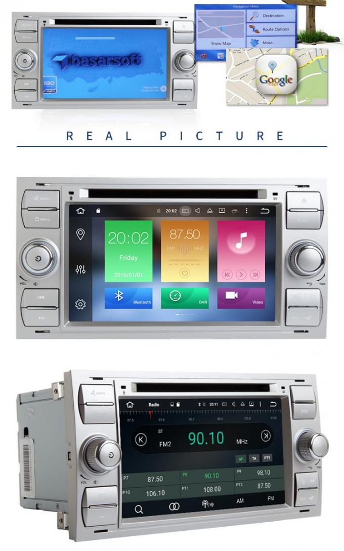 Car Stereo Ford Multimedia Dvd System , Radio Tuner Ford Focus Dvd Player